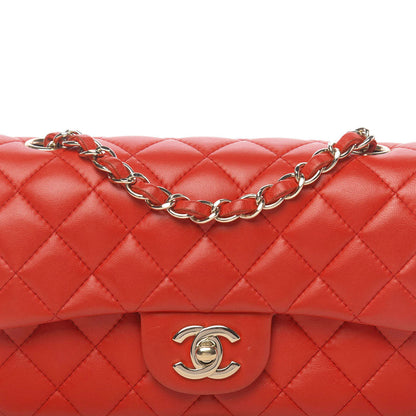 Chanel Lambskin Quilted Mini Rectangular Flap Red 10 of 10