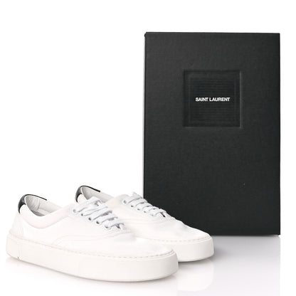 Saint Laurent Canvas Venice Sneakers 36.5 White 8 of 8