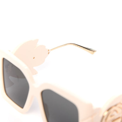 Gucci Acetate Square Frame Wing Sunglasses GG0535S White 6 of 8