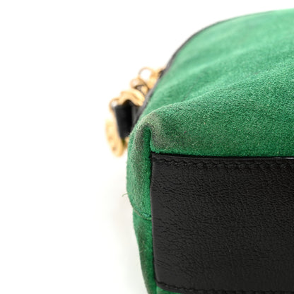 Gucci Suede Patent GG Web Small Ophidia Dome Shoulder Bag New Shamarock Black 16 of 16