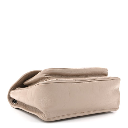 Saint Laurent Crinkled Calfskin Matelasse Monogram Medium Niki Chain Satchel Light Natural 4 of 10