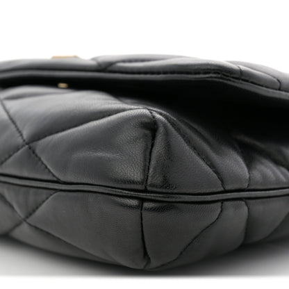 Saint Laurent Lambskin Quilted Le 57 Diamond Shoulder Bag Black 10 of 10
