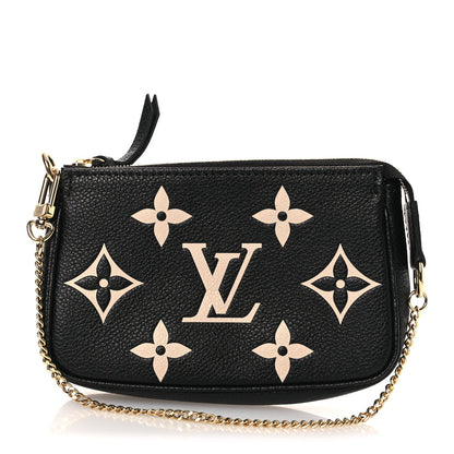 Louis Vuitton Empreinte Monogram Giant Mini Pochette Accessories Black 1 of 10