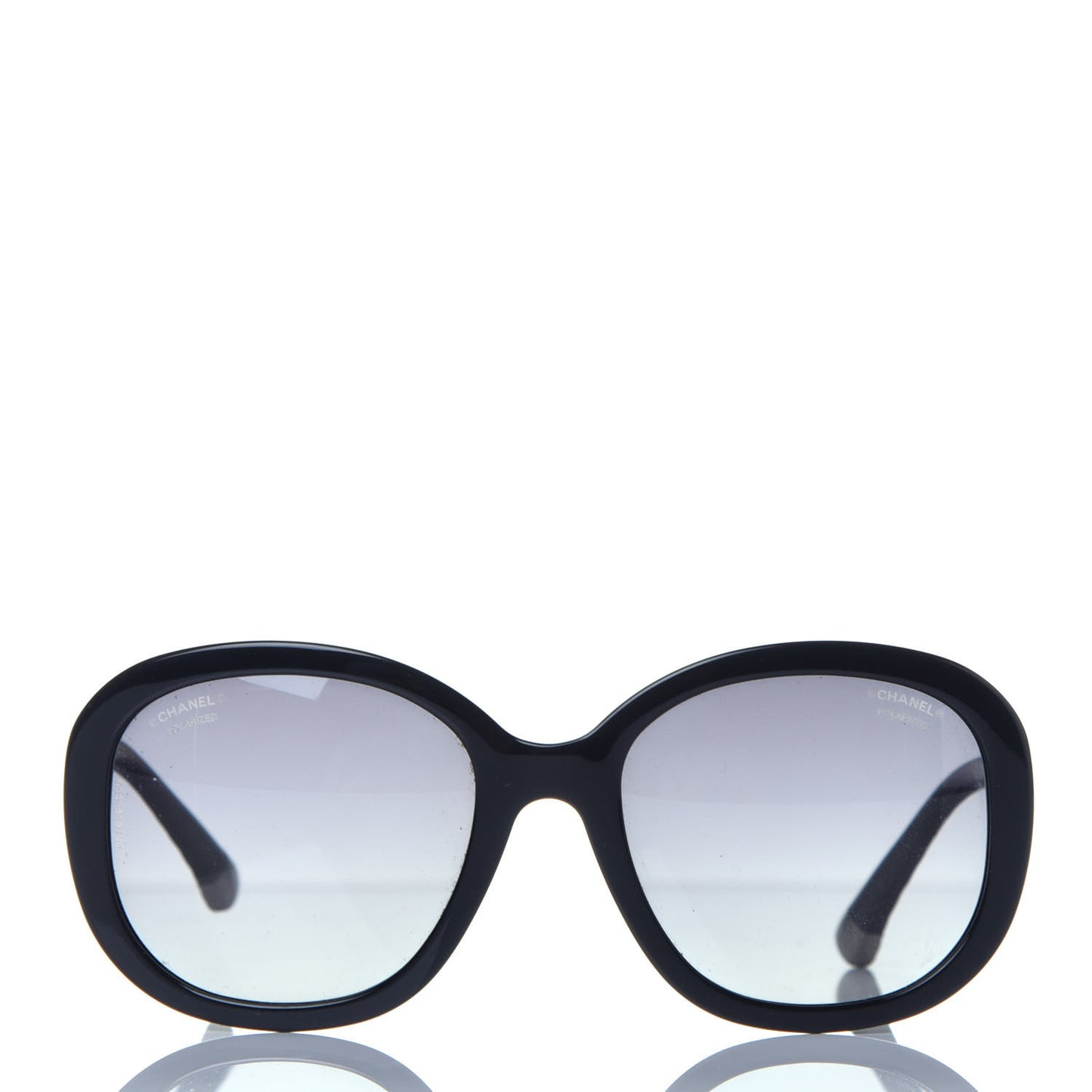 Acetate Quilted CC Polarized Sunglasses 5328 Black