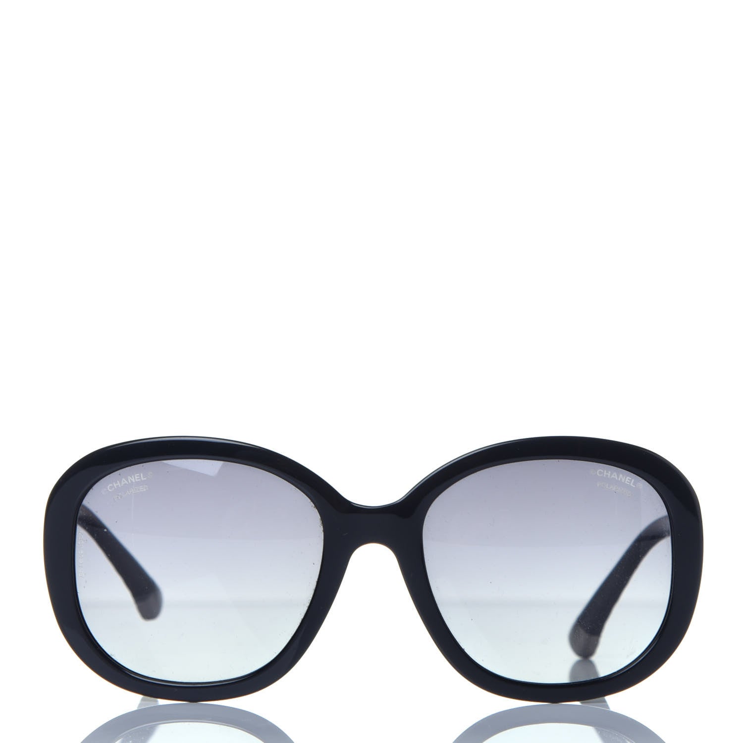 Chanel Acetate Quilted CC Polarized Sunglasses 5328 Black 2 of 8