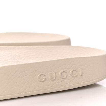 Gucci Microguccissima Mens Slide Sandals 11 Ivory 7 of 12