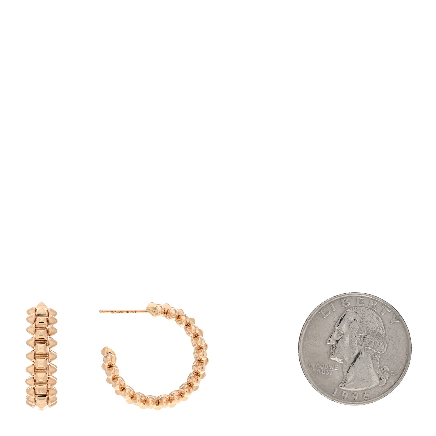 Cartier 18K Pink Gold Small Clash de Cartier Earrings 2 of 5