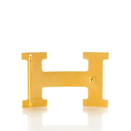 Hermes Epsom 32mm H Belt 85 White Orange 7 of 8