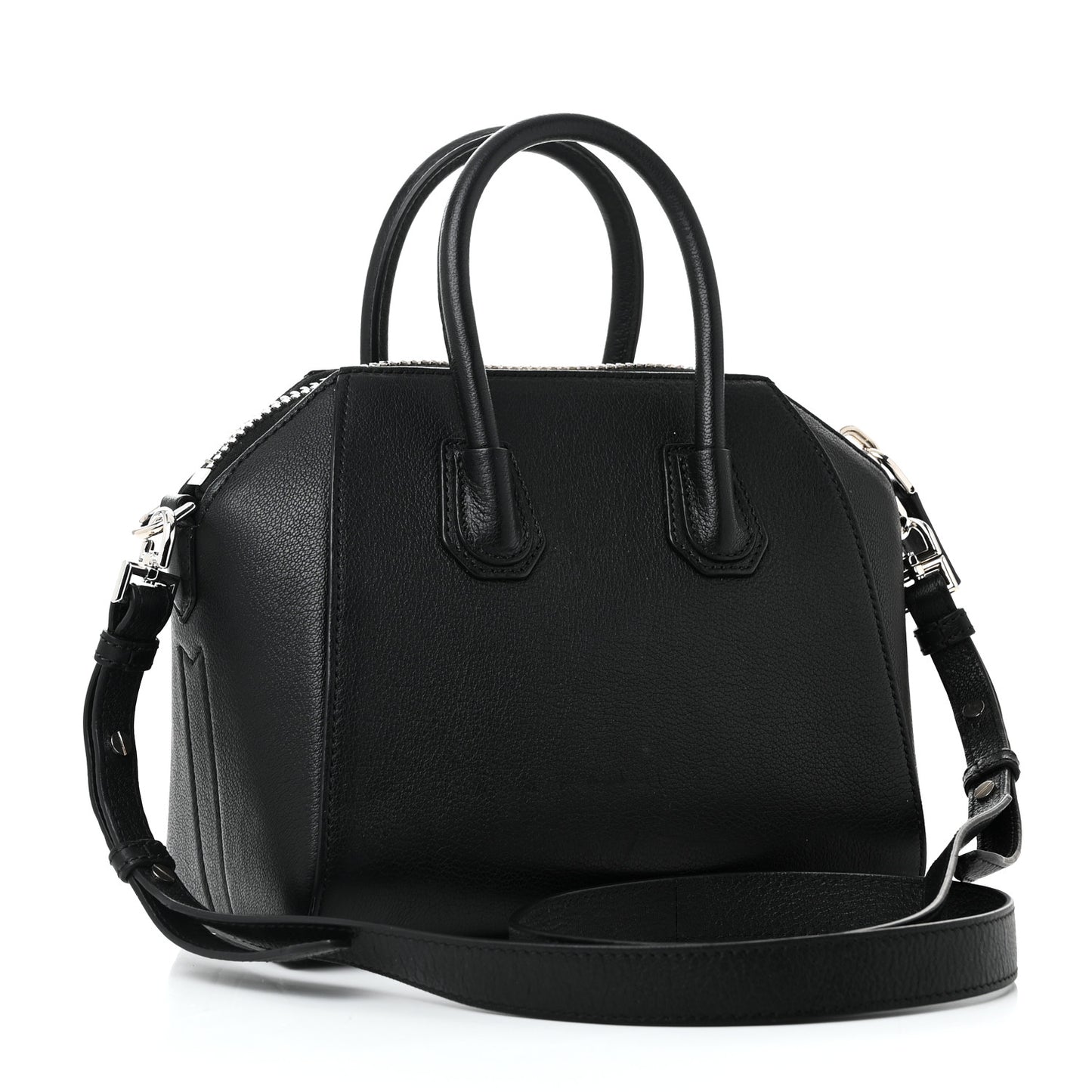 Sugar Goatskin Mini Antigona Black
