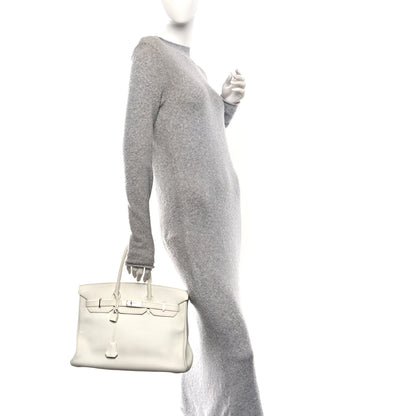 Hermes Togo Birkin 35 White 2 of 9