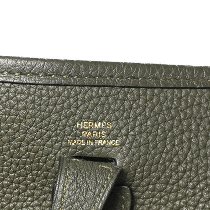 Hermes Taurillon Maurice Evelyne TPM Vert Olive Sauge 6 of 10