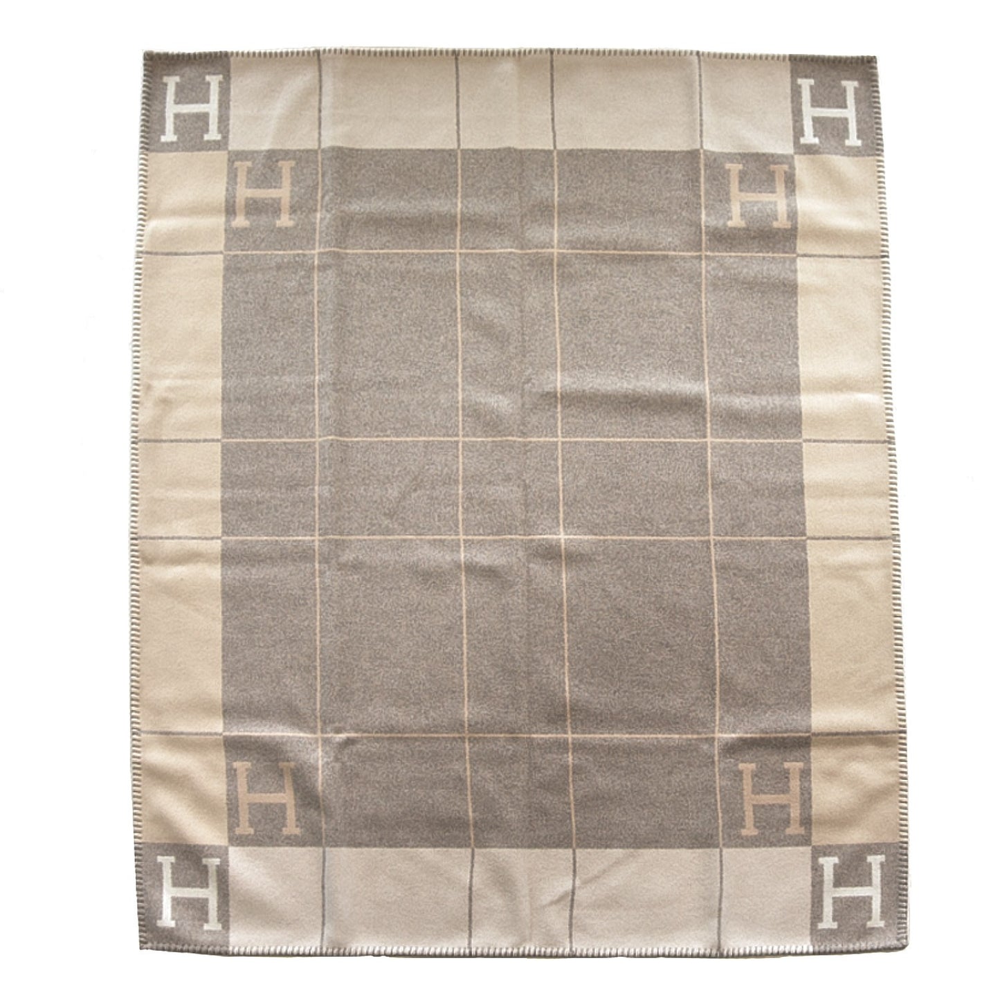 Wool Cashmere Avalon III Blanket Coco Camomille