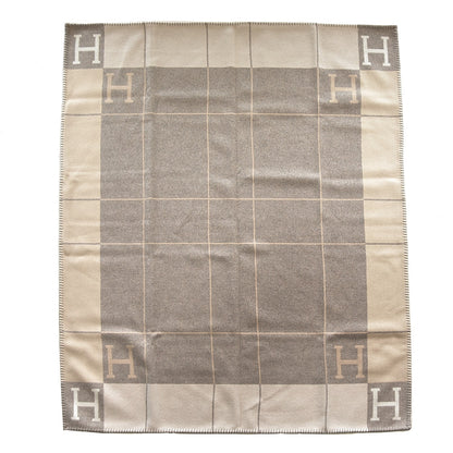 Hermes Wool Cashmere Avalon III Blanket Coco Camomille 1 of 4