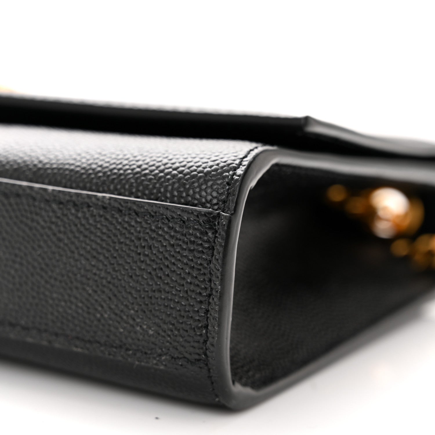 Saint Laurent Grain De Poudre Small Monogram Kate Satchel Black 10 of 10