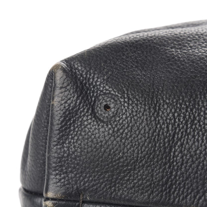 Lanvin Grained Calfskin New Easy Shopper Tote Navy Black 15 of 20