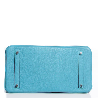 Hermes Togo Birkin 35 Bleu Saint Cyr 5 of 26