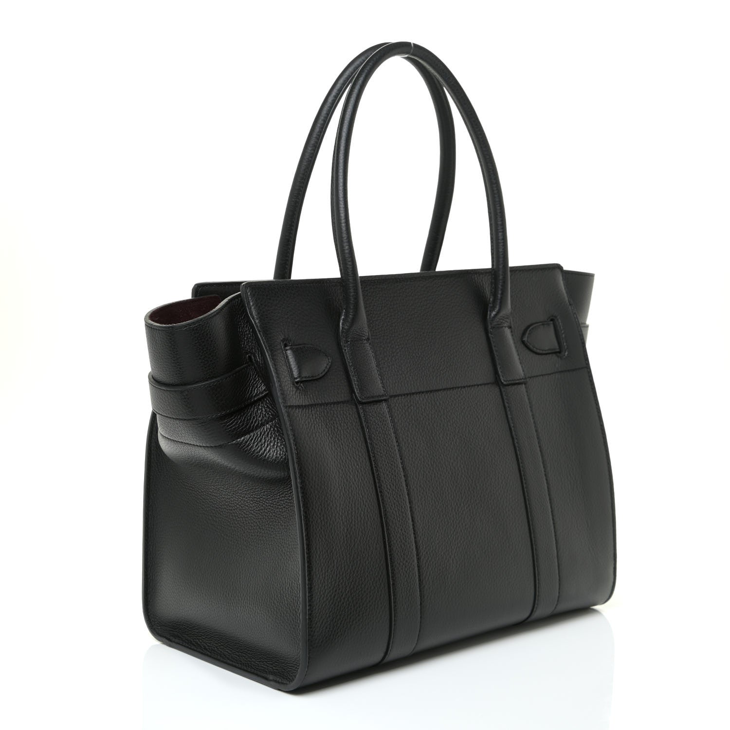 Mulberry Small Classic Grain Small Zipped Bayswater Black 3 of 15