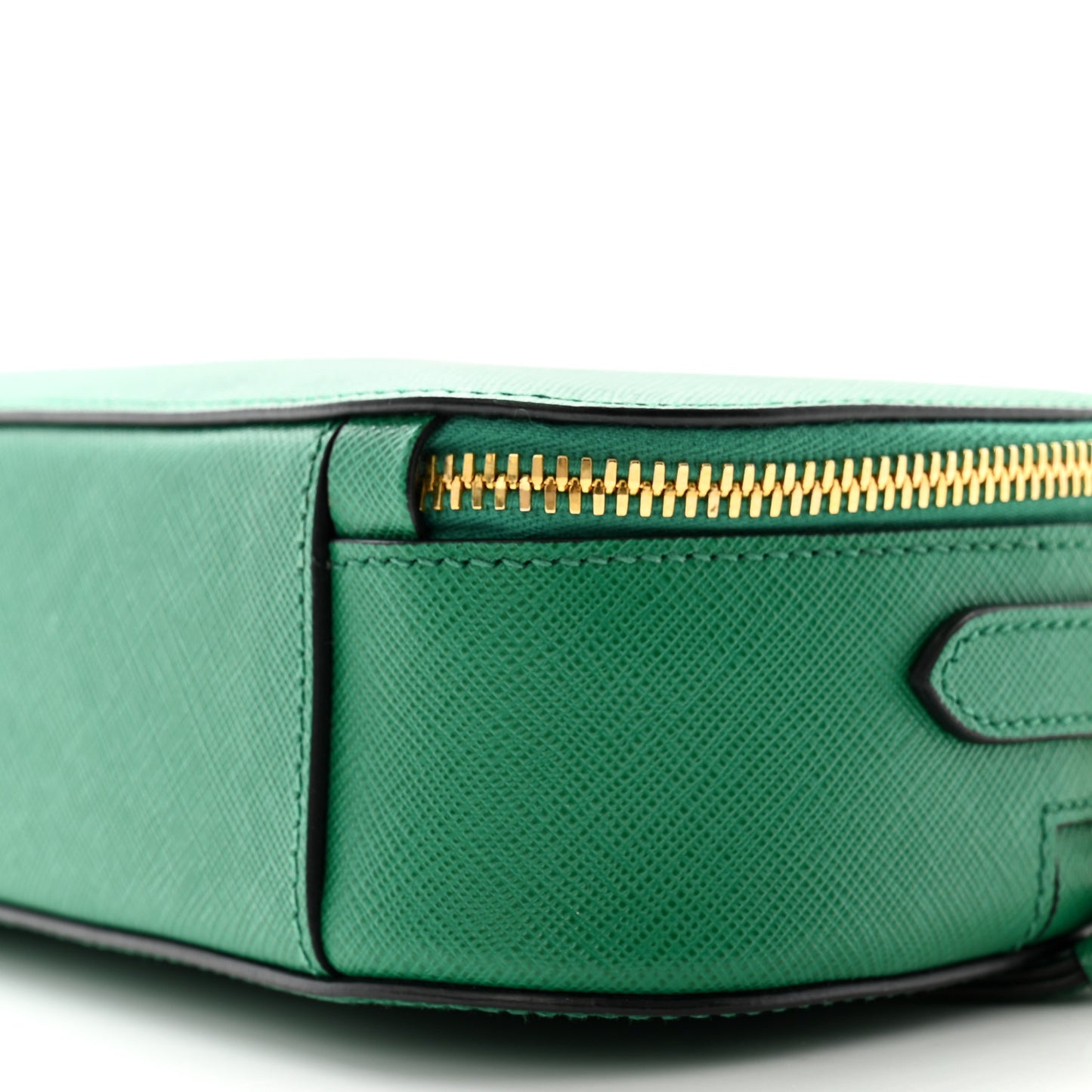 Saffiano Lux Odette Crossbody Verde