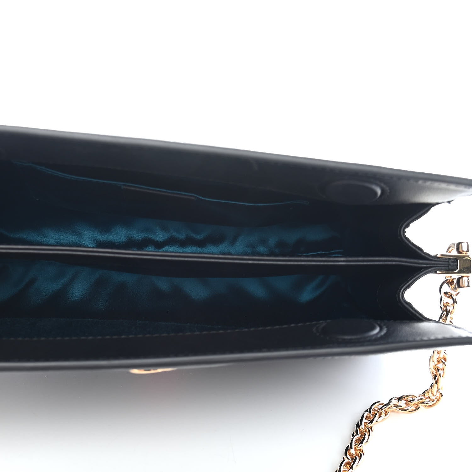 Gucci Suede Patent GG Web Small Ophidia Chain Shoulder Bag Black 5 of 9
