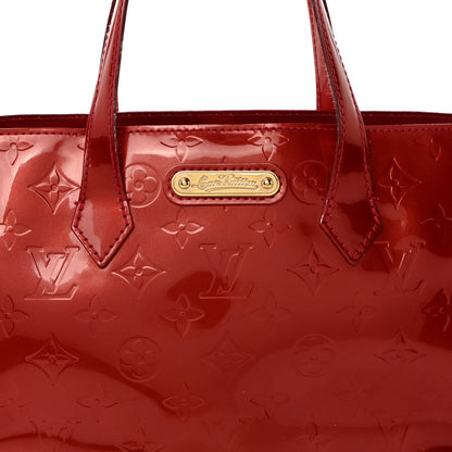 Louis Vuitton Vernis Wilshire PM Pomme D'Amour 7 of 9
