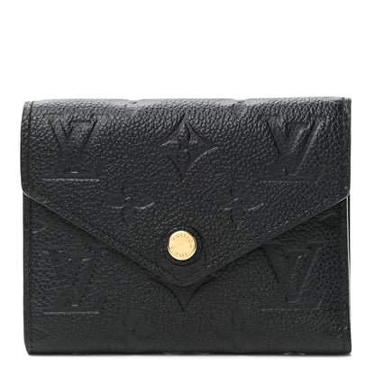 Louis Vuitton Empreinte Victorine Wallet Black 1 of 6