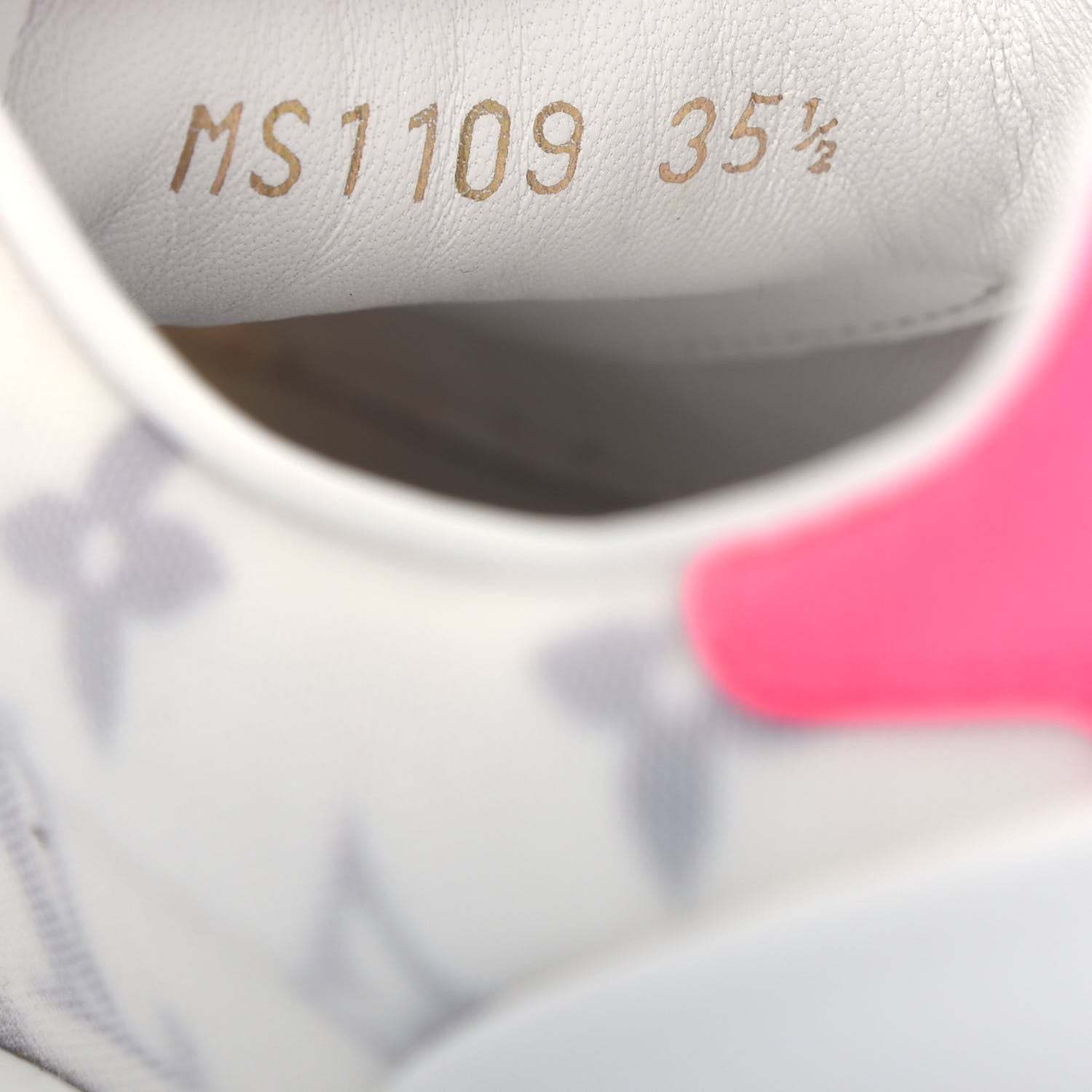 Louis Vuitton Technical Fabric Calfskin Frontrow Sneakers 35.5 Pink 12 of 12