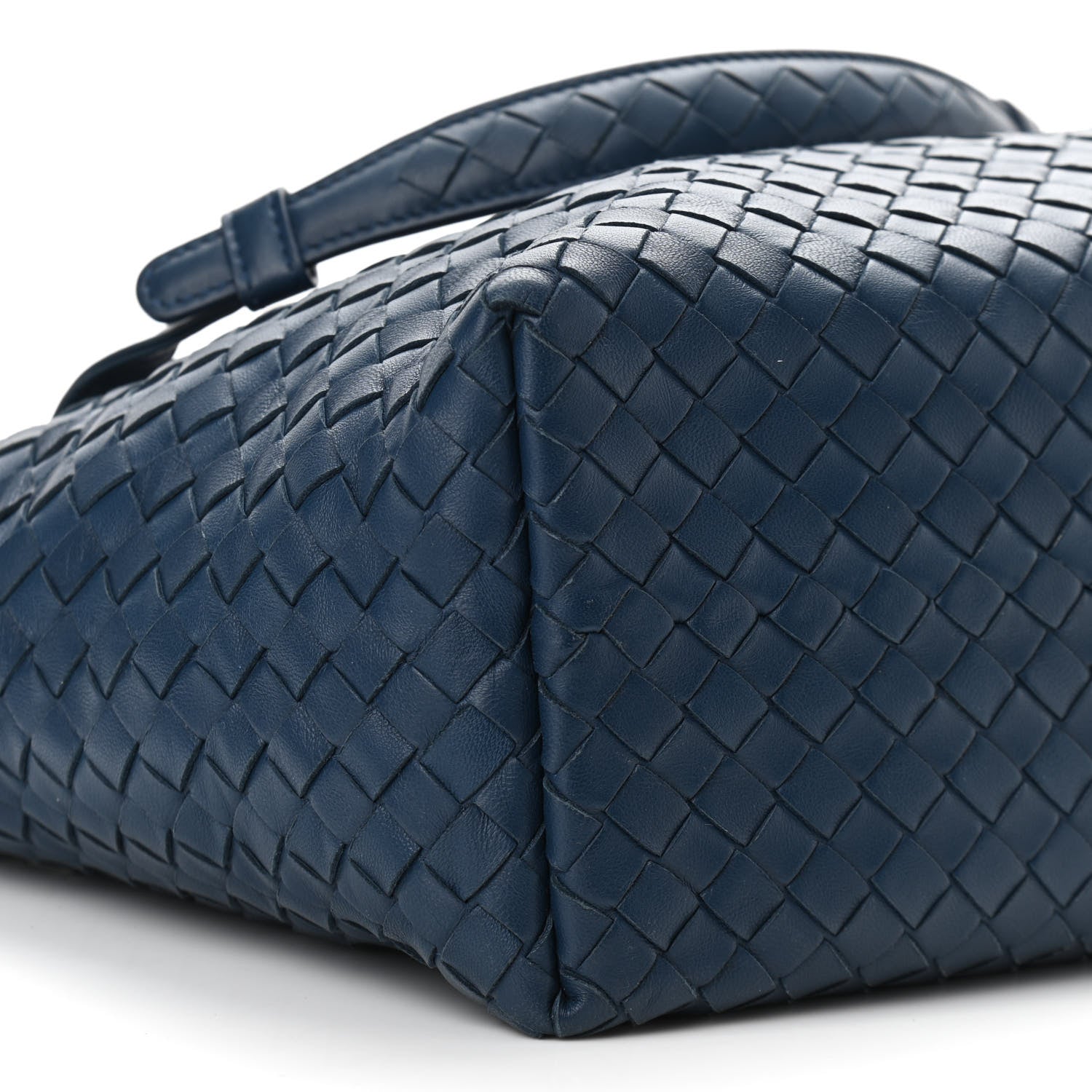 Bottega Veneta Nappa Intrecciato Small Bella Tote Navy 8 of 10