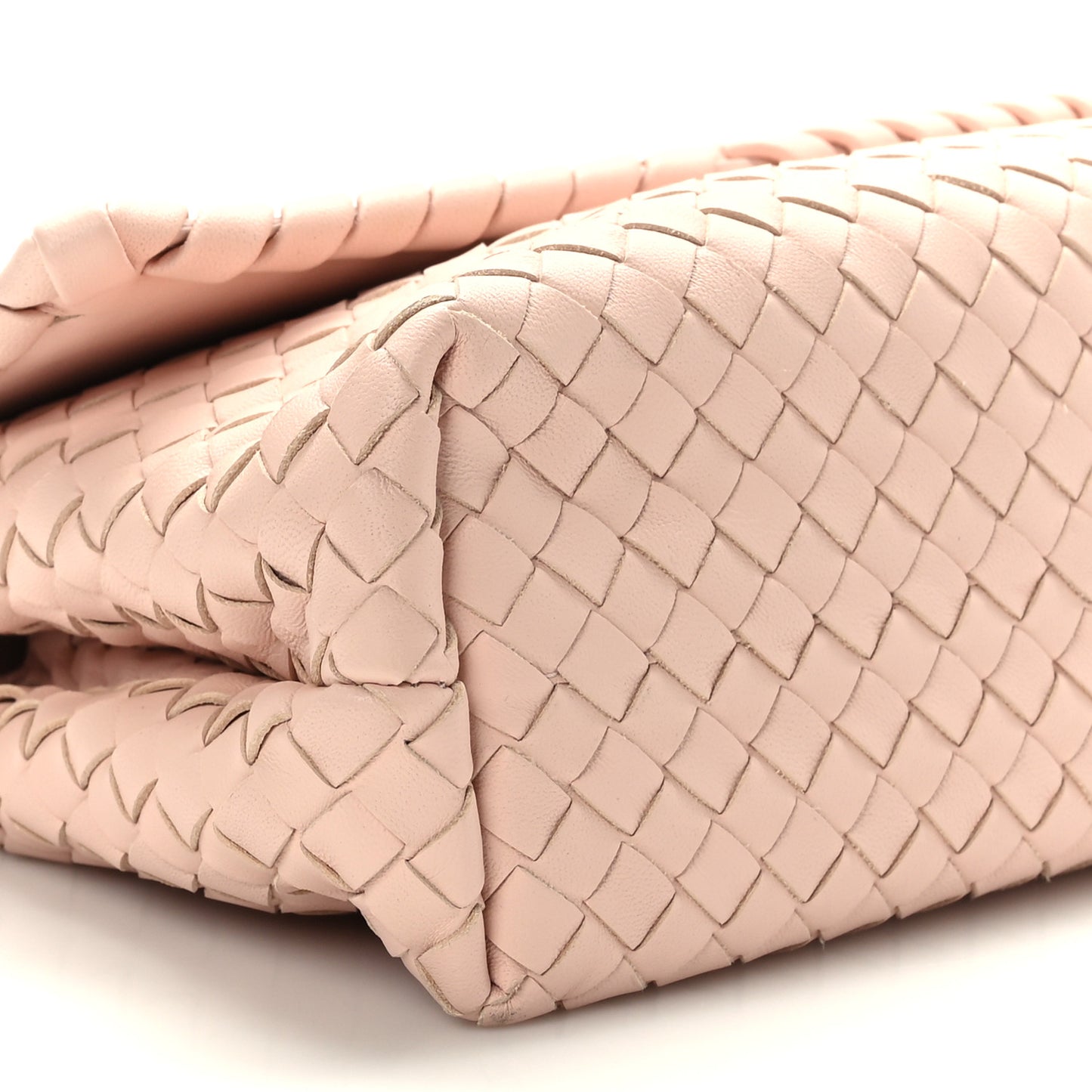 Nappa Intrecciato Small Olimpia Shoulder Bag Petale