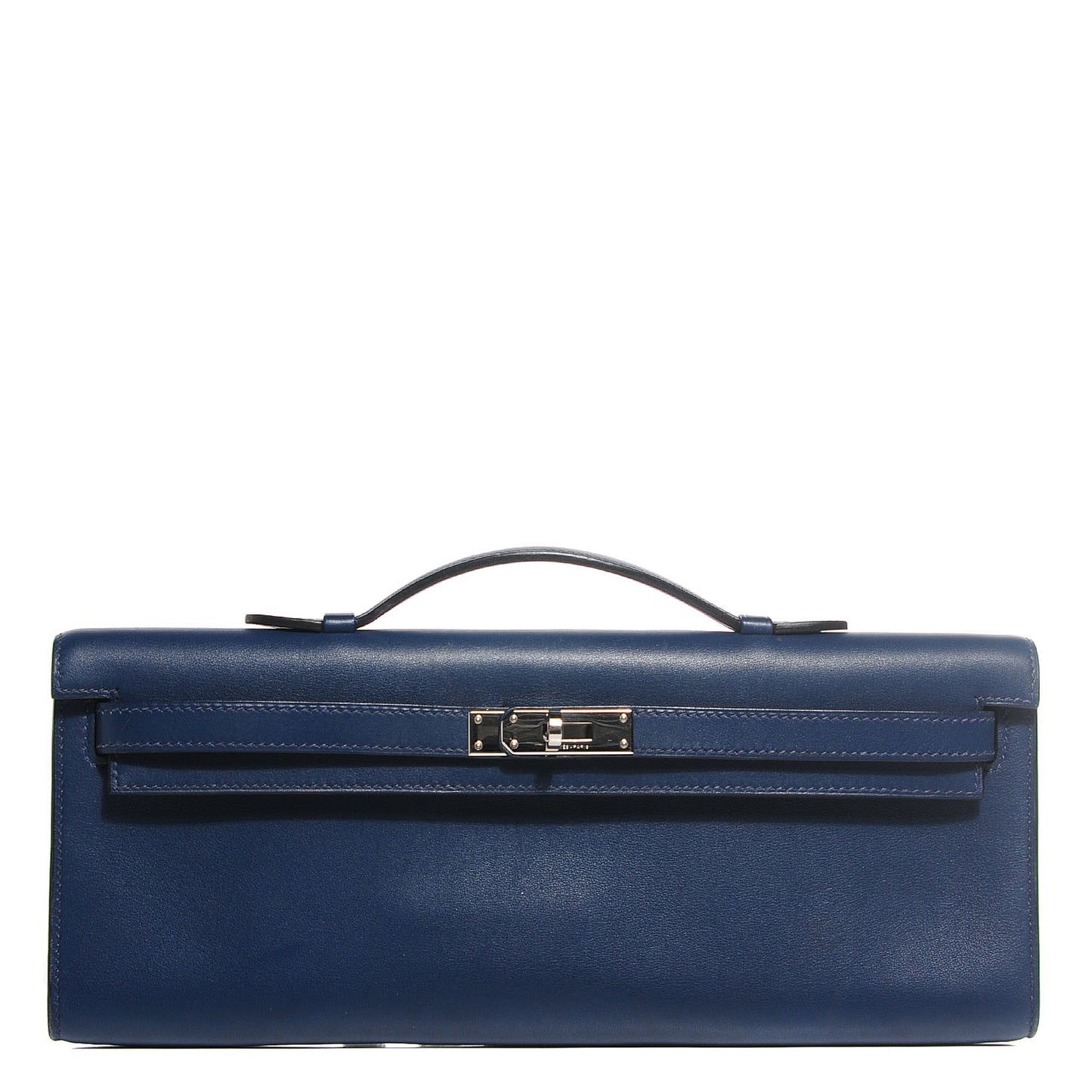 Swift Kelly Cut Clutch Pochette Bleu De Malte