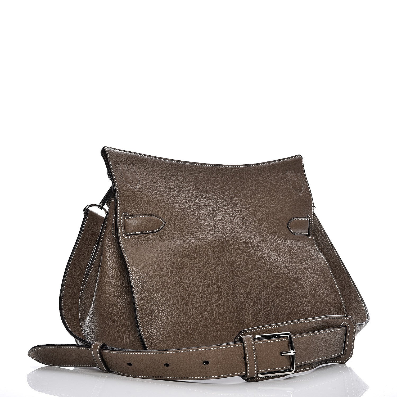 Hermes Taurillon Clemence Jypsiere 34 Etoupe 3 of 12