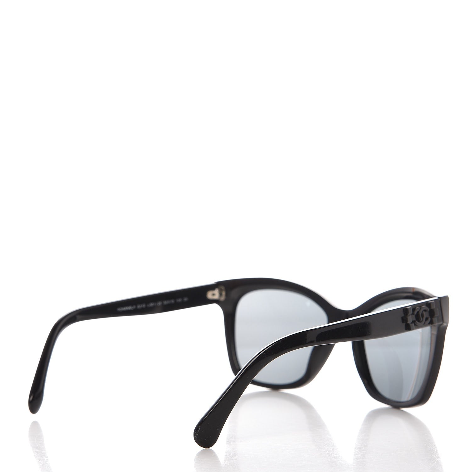 Chanel CC Butterfly Signature Sunglasses 5313 Black 4 of 8