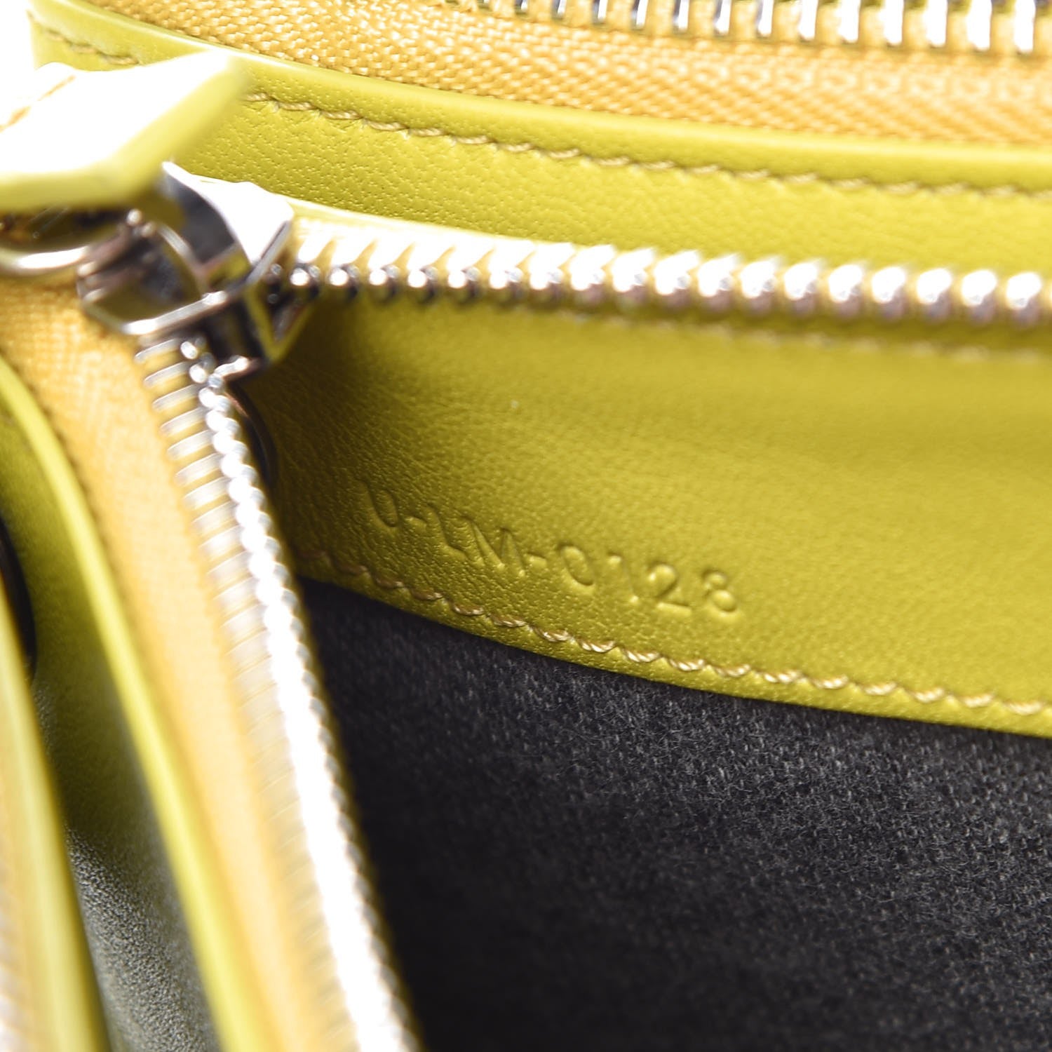 Celine Lambskin Small Trio Crossbody Bag Mimosa 9 of 9