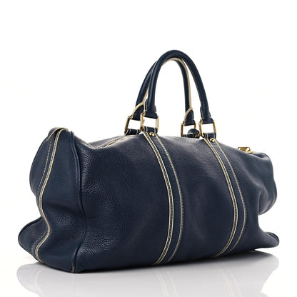 Louis Vuitton Tobago Keepall 50 Blue 2 of 14