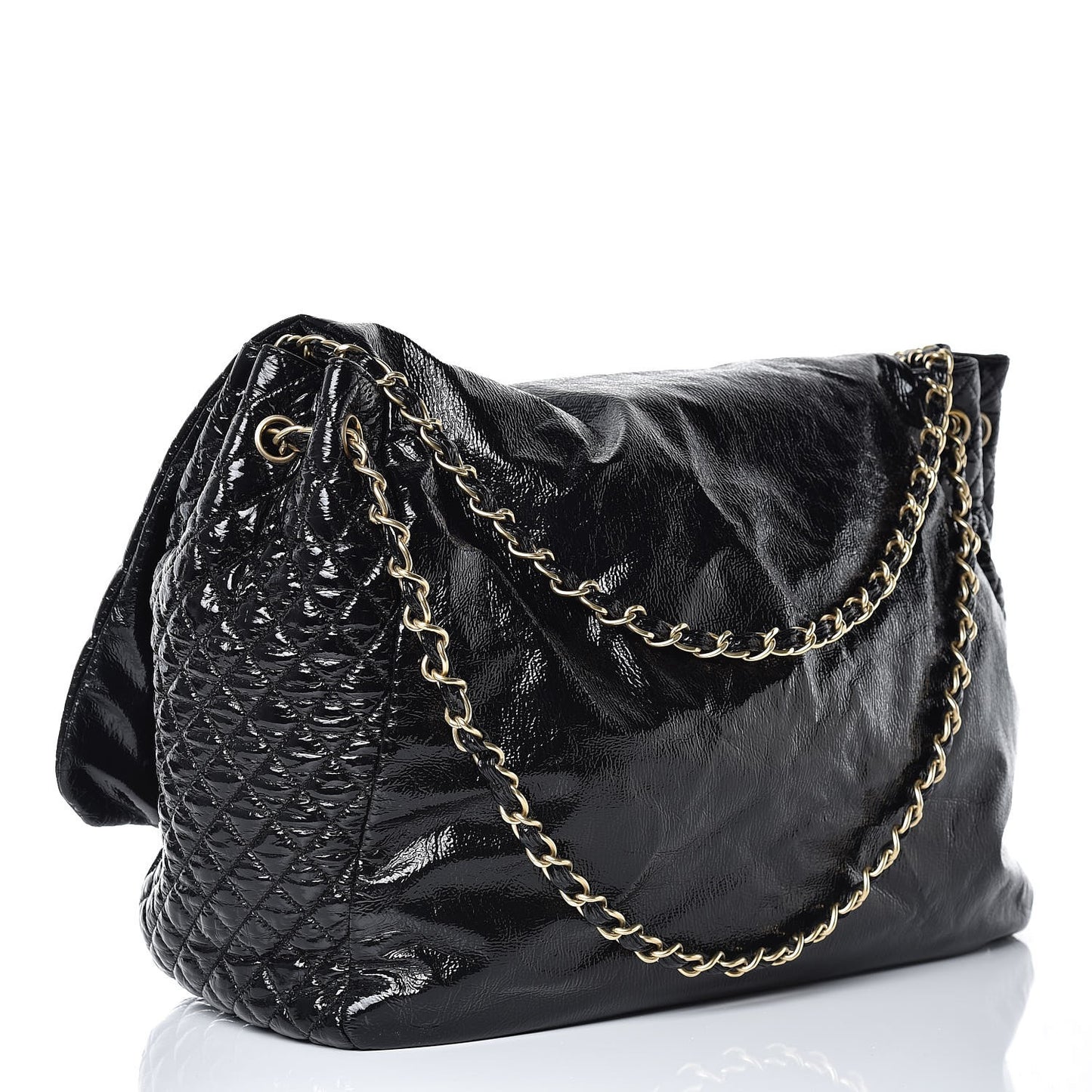 Vinyl XL Rock and Chain Flap Black
