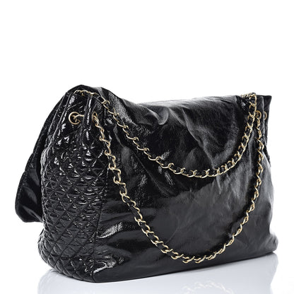 Chanel Vinyl XL Rock and Chain Flap Black 3 of 8