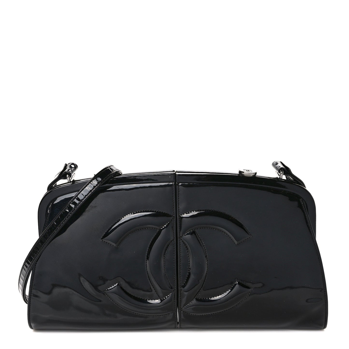 Patent Split Frame Bag Black