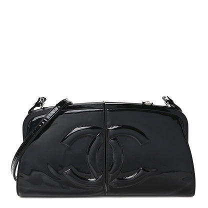 Chanel Patent Split Frame Bag Black 1 of 10