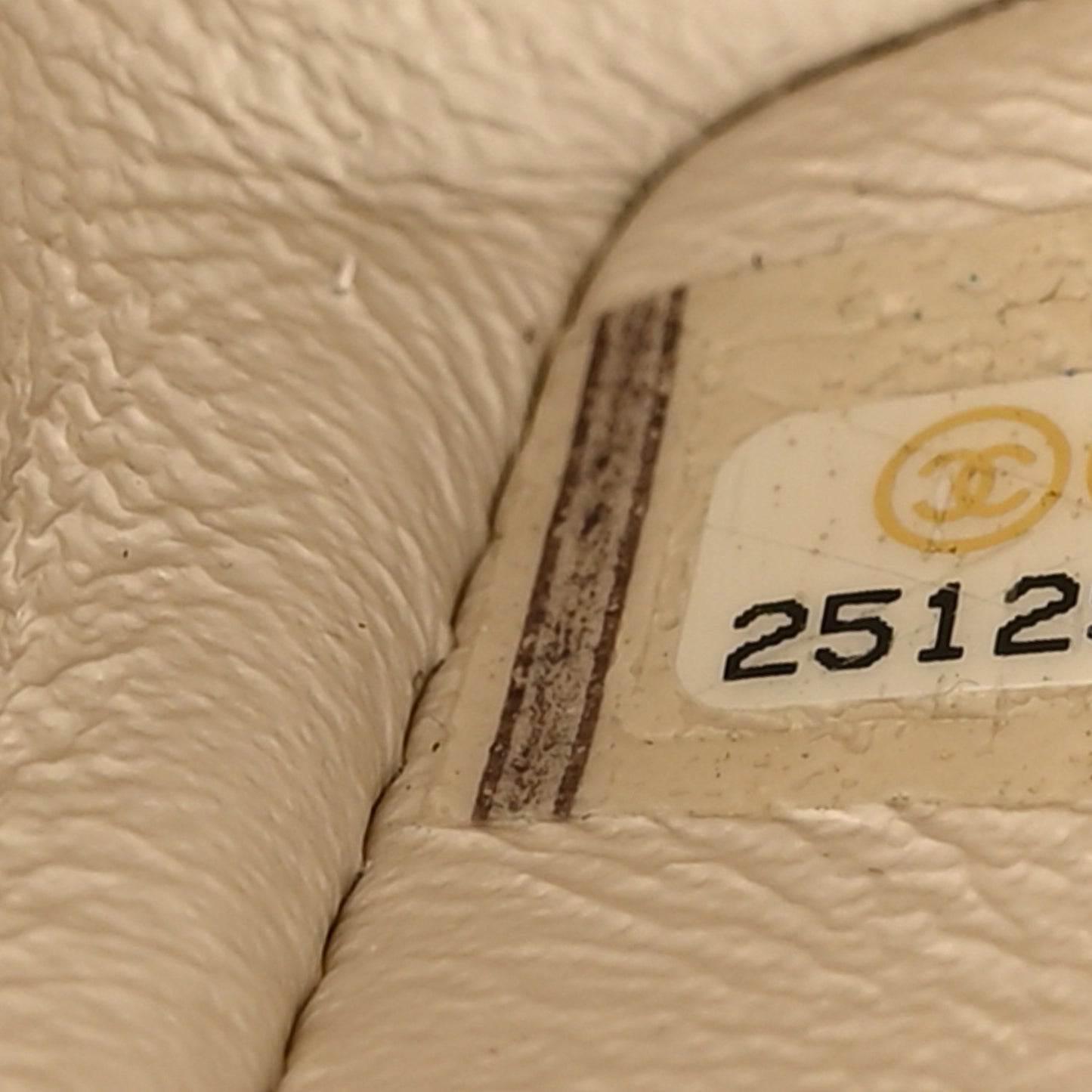 Caviar Quilted Mini Rectangular Flap Light Beige