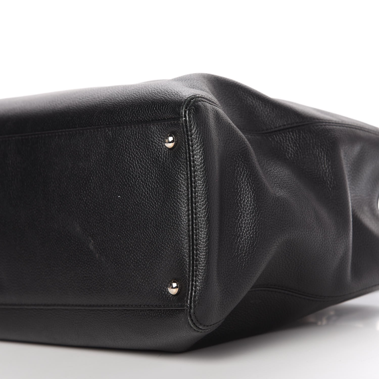 Chanel Calfskin Cerf Executive Shopper Tote Black 7 of 9
