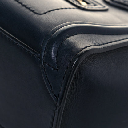 Celine Smooth Calfskin Nano Luggage Midnight 11 of 12
