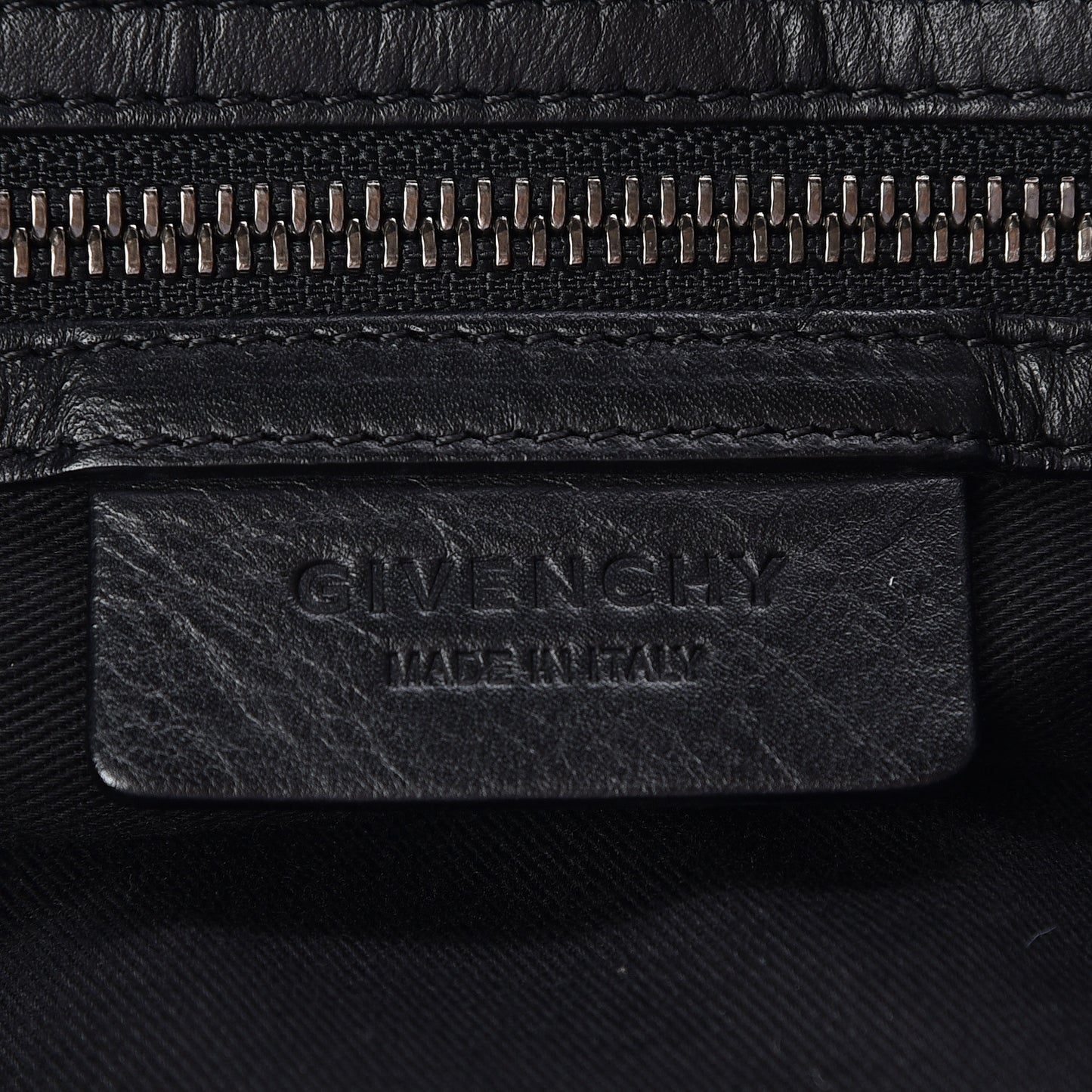 Calfskin Star Embossed Studded Large Nightingale Navy
