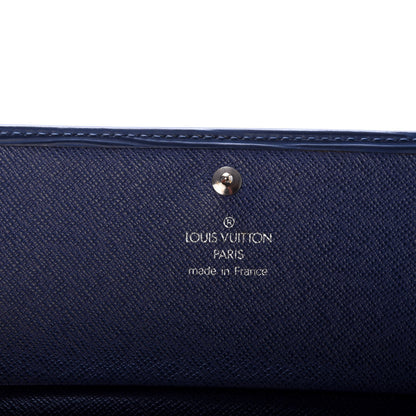 Louis Vuitton Epi Porte-Monnaie Billets Tresor Wallet Myrtille 6 of 8