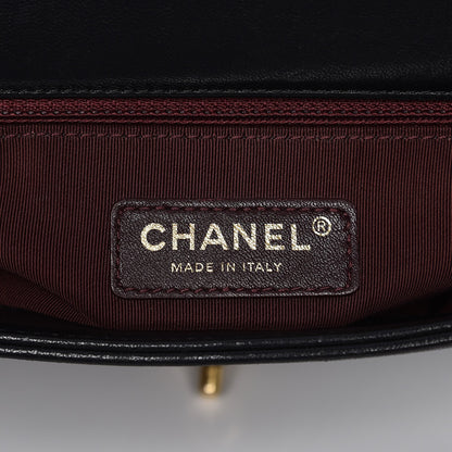 Chanel Sheepskin Quilted Vintage Mademoiselle Flap Black 9 of 13