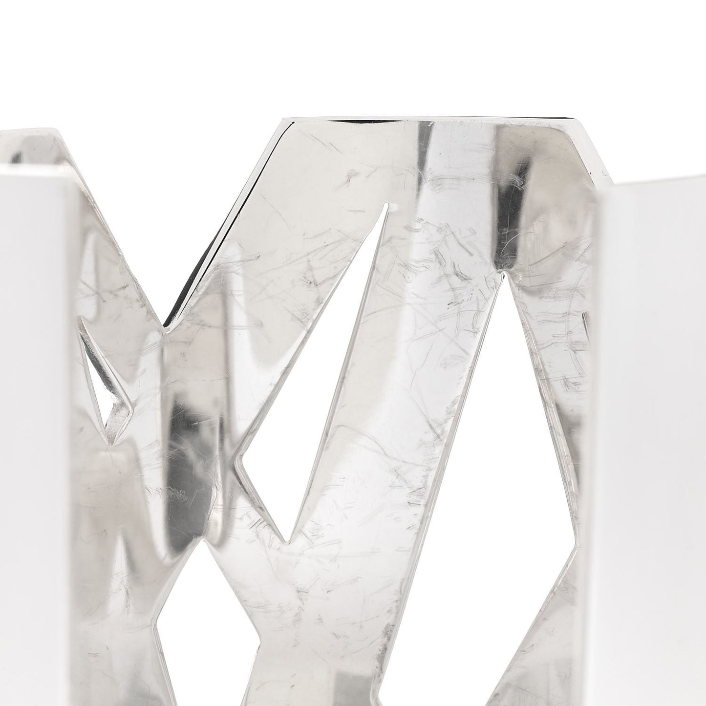 Sterling Silver Wide Atlas Cuff Bracelet