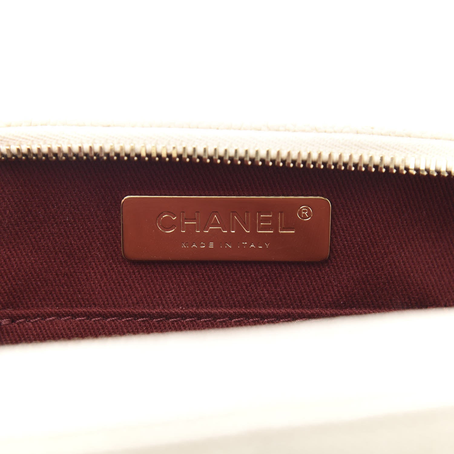 Chanel Caviar Quilted Flap Waist Bag White 6 of 10
