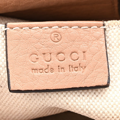 Gucci Cellarius Calfskin Mini Bamboo Shopper Tote Camelia 6 of 10