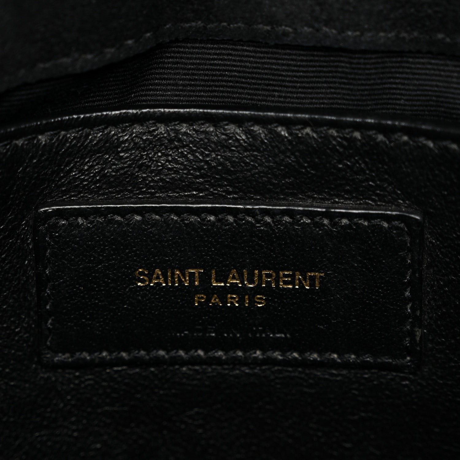 Saint Laurent Patent Y Quilted Monogram Small Loulou Chain Satchel Black 5 of 14