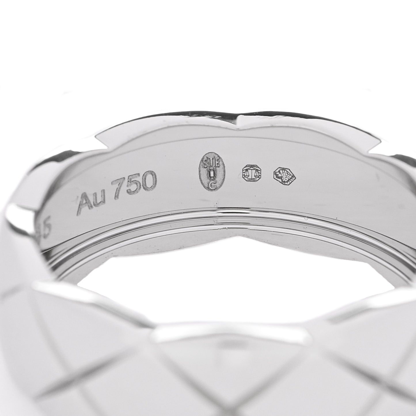 18K White Gold Small Coco Crush Ring 53 6.5