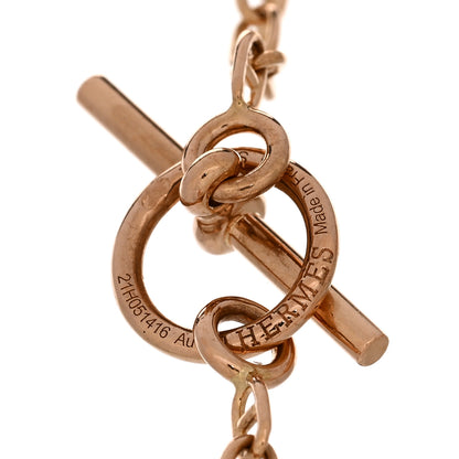 Hermes 18K Rose Gold Diamond Farandole Bracelet ST 3 of 4