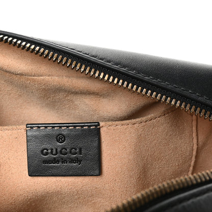 Gucci Calfskin Matelasse Small GG Marmont Chain Shoulder Bag Black 6 of 11